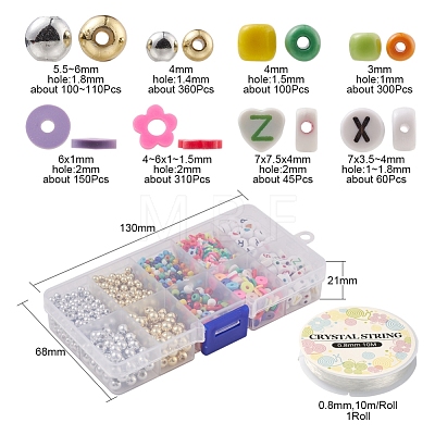 DIY Beads Bracelet Making Kit DIY-YW0005-49-1