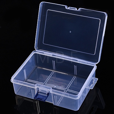 Rectangle Plastic Bead Storage Boxes CON-YW0001-32-1