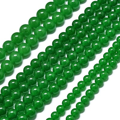 Natural Malaysia Jade Beads Strands G-L645-C01-8mm-17-1