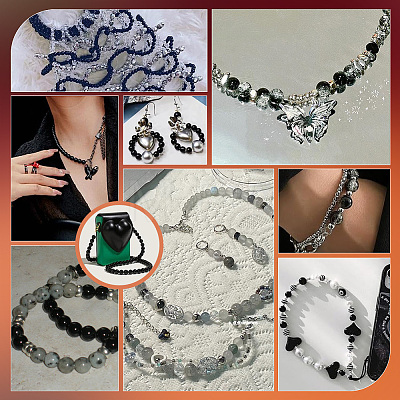   1920Pcs 32 Styles Baking Painted & Spray Painted Crackle & Transparent & Imitation Pearl Glass Beads GLAA-PH0002-93-1
