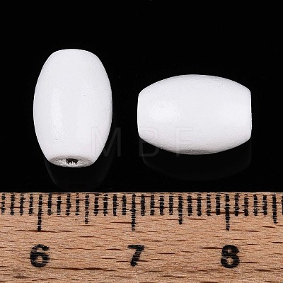 Spray Painted Schima Wood Beads WOOD-T032-29A-02-1