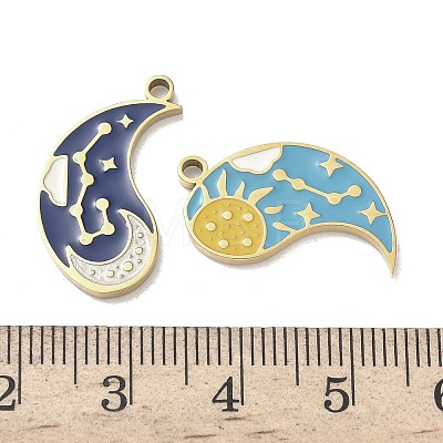304 Stainless Steel Pendants STAS-C155-10G-1