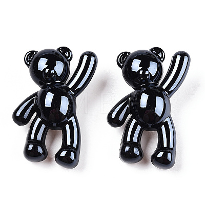Opaque Acrylic Pendants PACR-ZX016-08K-1