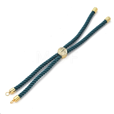 Cotton Cord Bracelet Making KK-F758-03M-G-1