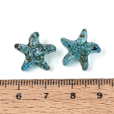 Picasso Transparent Glass Beads SEED-N012-02C-1