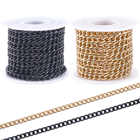10M 2 Colors Aluminium Curb Chains FIND-SP0002-71-1