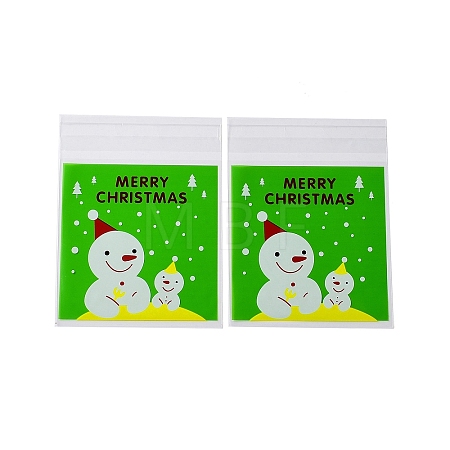 Christmas Theme Plastic Bakeware Bag OPP-Q004-05B-1