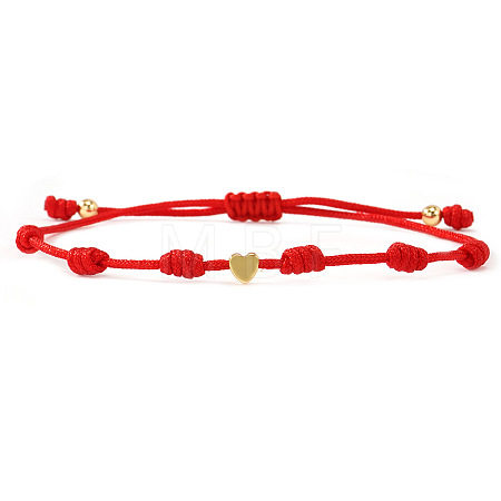 Adjustable Nylon Cord Braided Bracelets AN6953-1-1