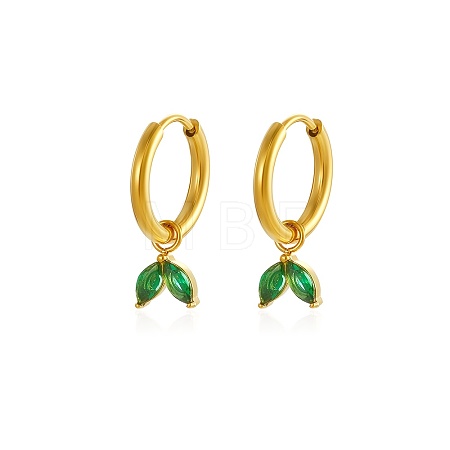 304 Stainless Steel Hoop Earrings AY4063-1-1