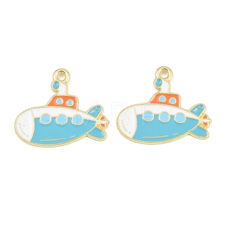 Alloy Enamel Pendants FIND-E057-01L-1