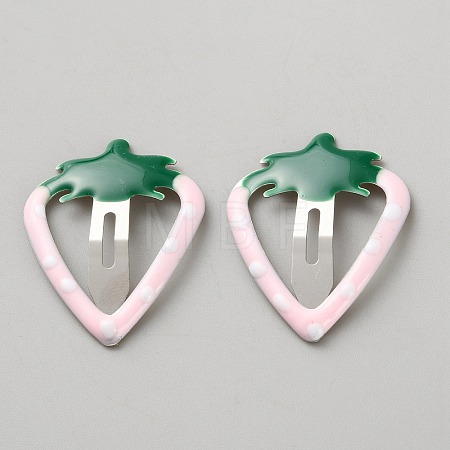 Iron & Enamel Snap Hair Clips PHAR-WH20002-04A-01-1