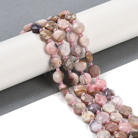 Natural Green Opal Beads Strands G-C116-A13-01B-1