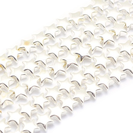 Electroplate Non-magnetic Synthetic Hematite Beads Strands G-L485-14-S-1