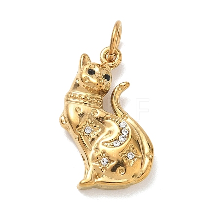 Autumn 304 Stainless Steel Pendants STAS-C180-01G-G-1