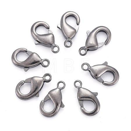 Brass Lobster Claw Clasps KK-901-B-NF-1