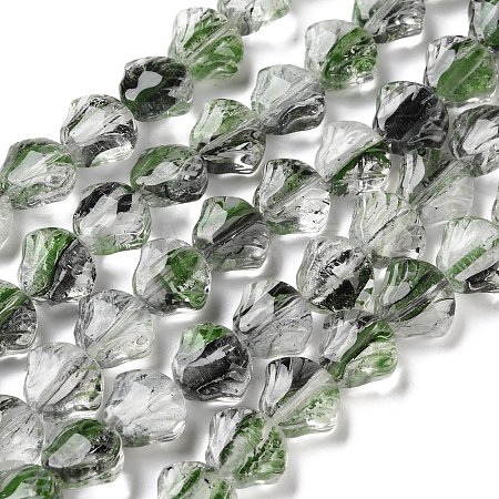 Inner Flower Handmade Lampwork Beads Strands LA-CBA3F7A-02B-1