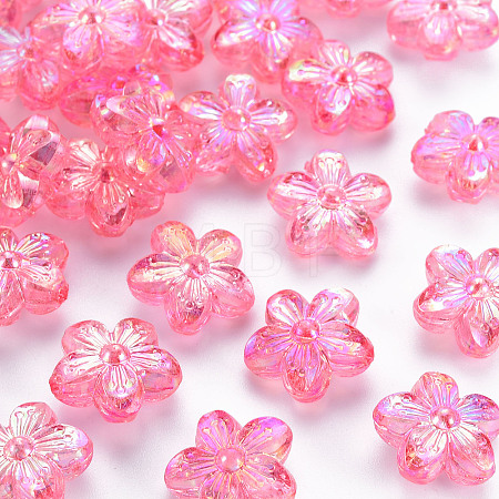 Transparent Acrylic Beads LS-TACR-S154-45C-705-1