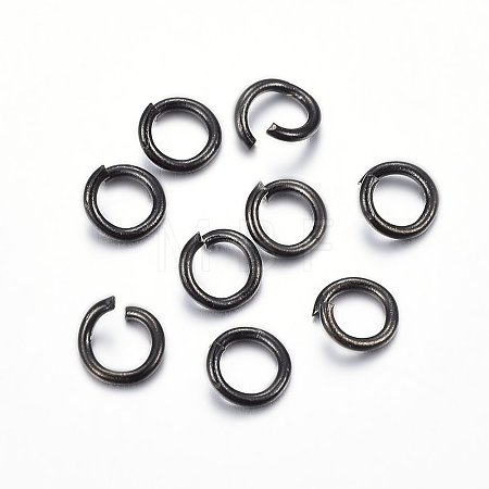 Ion Plating(IP) 304 Stainless Steel Open Jump Rings STAS-H467-03B-8MM-1