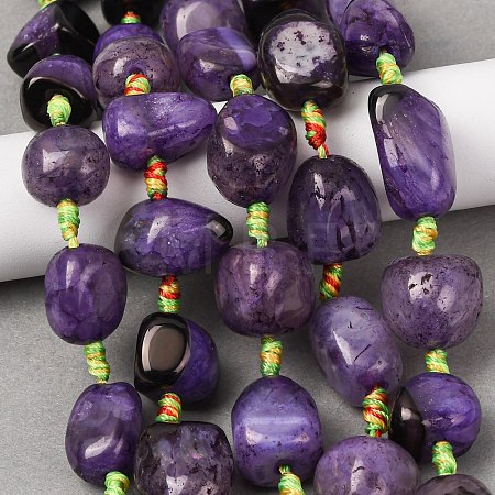 Natural Agate Beads Strands G-F825-G01-01D-1