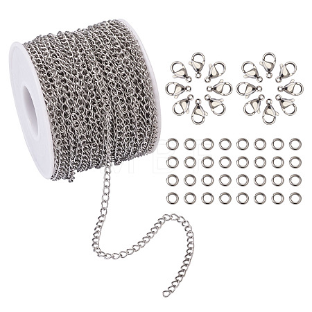 DIY Chain Bracelets & Necklaces Kits DIY-YS0001-20P-1