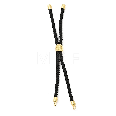 Twisted Nylon Cord Silder Bracelets DIY-B066-03G-11-1
