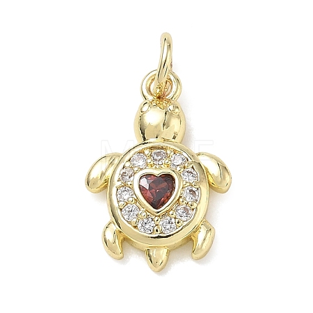 Brass with Rhinestone Pendants RB-CBA6830-18G-05-1