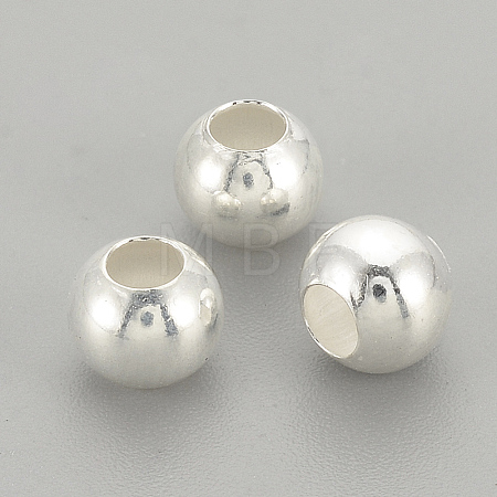 925 Sterling Silver Beads STER-S002-12-4mm-1