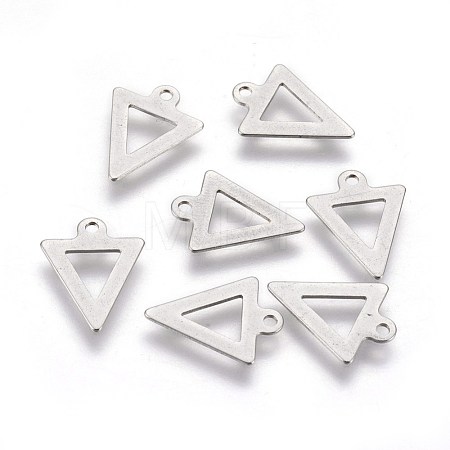 Tarnish Resistant 201 Stainless Steel Charm X-STAS-E454-19P-1