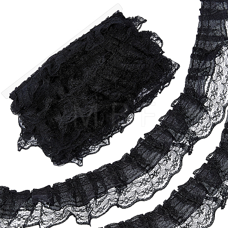 1Pc Organza Flower Lace Ribbon OCOR-NB0002-85B-1