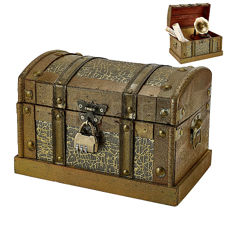 Retro Wood Jewelry Set Storage Organizer Boxes with Clasps CON-WH0115-96A-1