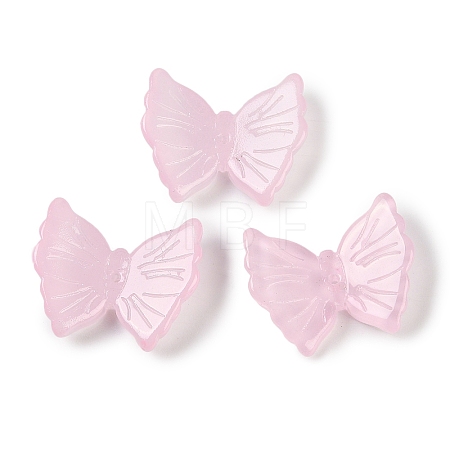 Spray Painted Glass Beads GLAA-Z007-02A-1