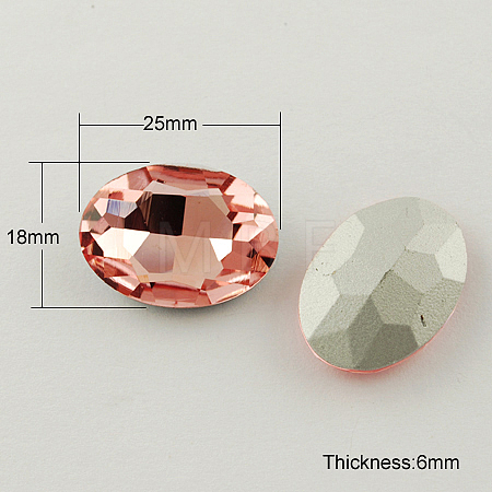 Glass Pointed Back Rhinestone RGLA-Q011-18x25mm-11-1