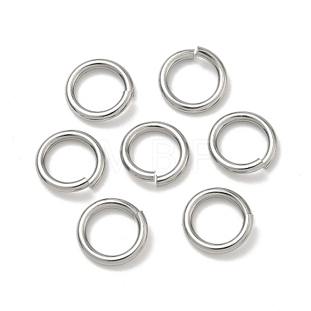 Tarnish Resistant 304 Stainless Steel Open Jump Rings STAS-R065-43-1