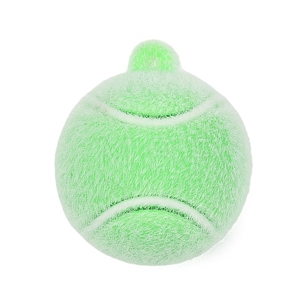 Sports Theme Flocking Silicone Pendants SIL-C012-02A-03-1