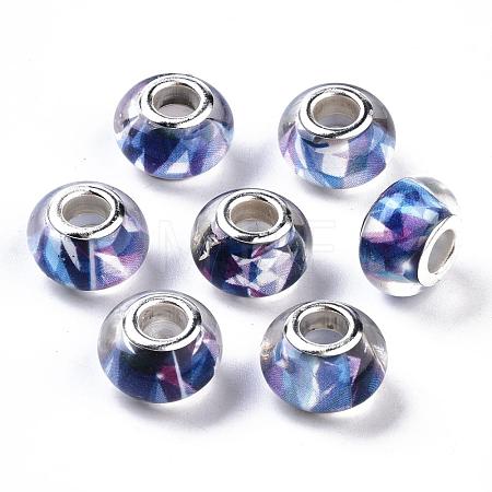Large Hole Resin European Beads OPDL-R114-04B-1