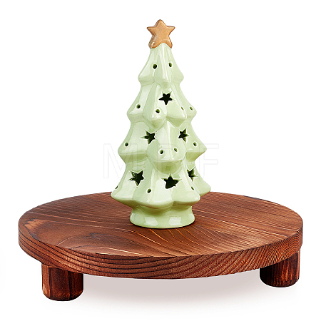 Round Wood Display Riser Stands AJEW-WH0410-253-1