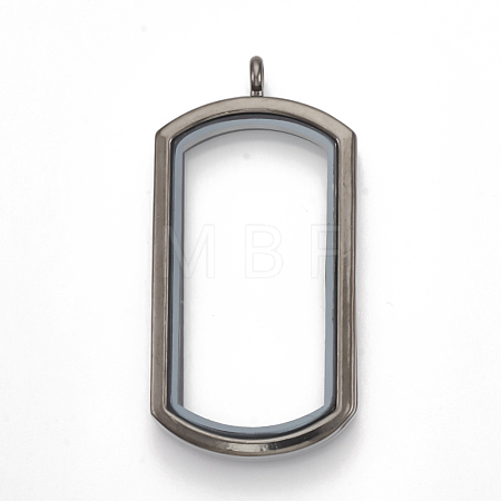 Alloy Magnetic Locket Big Pendants PALLOY-T052-17B-1