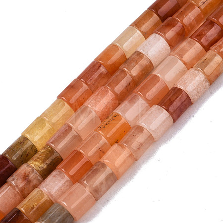 Natural Pink Aventurine Beads Strands X-G-N326-150-B01-1