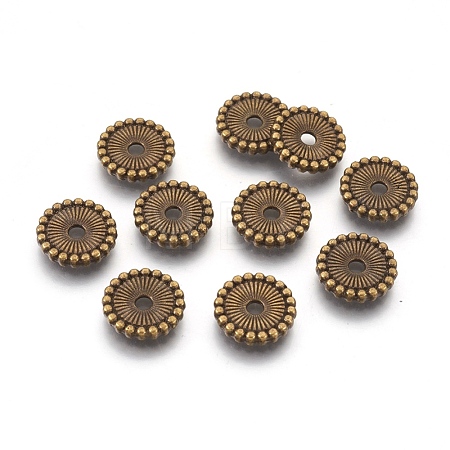 Tibetan Style Spacer Beads TIBE-47916-AB-FF-1