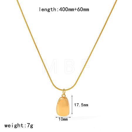 304 Stainless Steel Pendant Necklaces WG62204-04-1