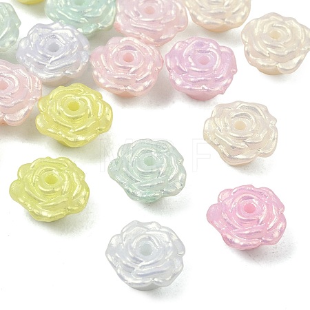 Opaque Acrylic Beads AC-CBAE09B-12-1
