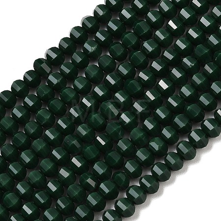 Opaque Glass Beads Strands GLAA-G125-01C-06-1