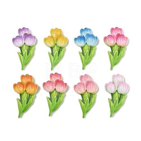Opaque Resin Cabochon CRES-E003-02-1
