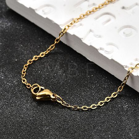 304 Stainless Steel Cable Chain Necklaces X-NJEW-E026-04G-B-1