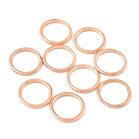 Alloy Closed Jump Rings KK-WH0052-05D-RG-1