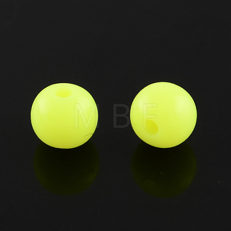 Fluorescence Chunky Acrylic Beads MACR-R517-20mm-01-1