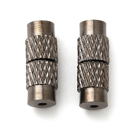Brass Screw Clasps X1-KK-G186-B-1