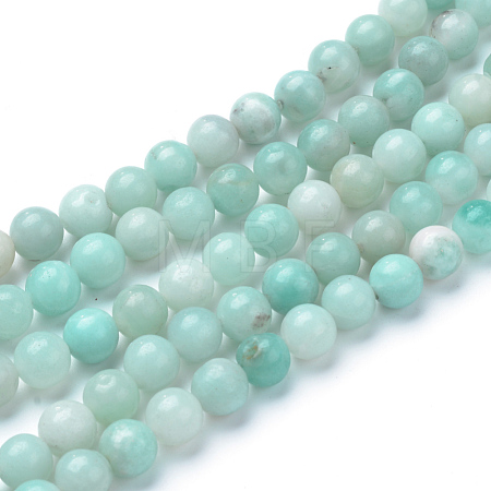Natural Amazonite Beads Strands X-G-T055-4mm-17-1