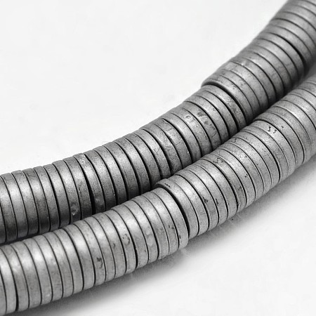Electroplate Non-magnetic Synthetic Hematite Beads Strands G-I175-20D-1