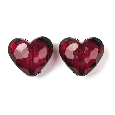 Transparent Acrylic Beads PL318Y-8-1